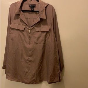 Taupe blouse